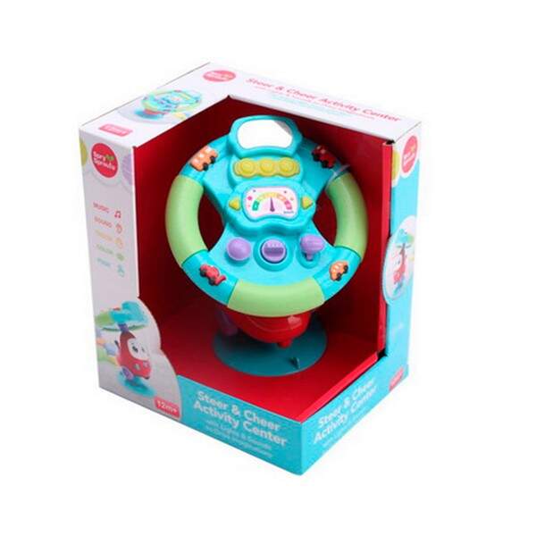 Автотренажер 65013 (12шт) звук, світло, тріскачка, на присосці, на бат-ці, в кор-ці, 24,5-19-17см (шт.)