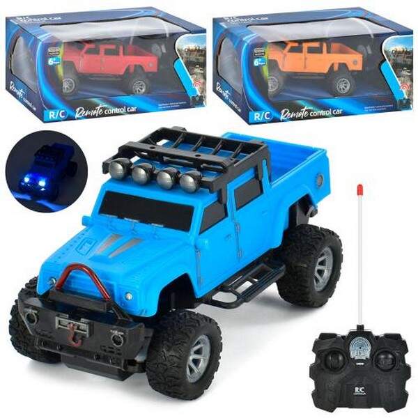 Джип 5998-21 (18шт) 20см, р/к, світло, на бат-ці, 3 кольори, в кор-ці, 26-12,5-12см (шт.)