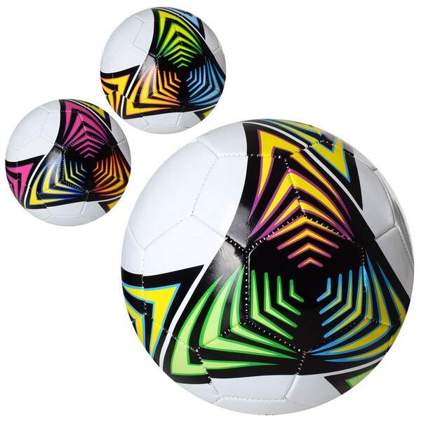 М'яч футбольний EN 3321 (30шт) розмір 5, ПВХ, 2,7мм, 300-320г, в пакеті (шт.)