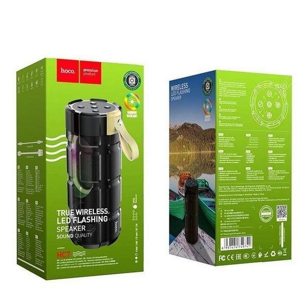 Портативна Bluetooth колонка HOCO HC7 Pleasant sports BT speaker black (шт.)