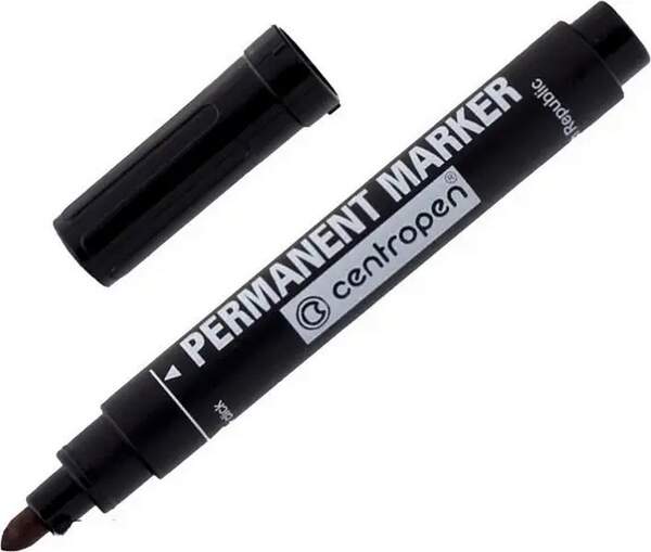 Чорний маркер 2004 MARKER перманентний товстий спиртовий (шт.)