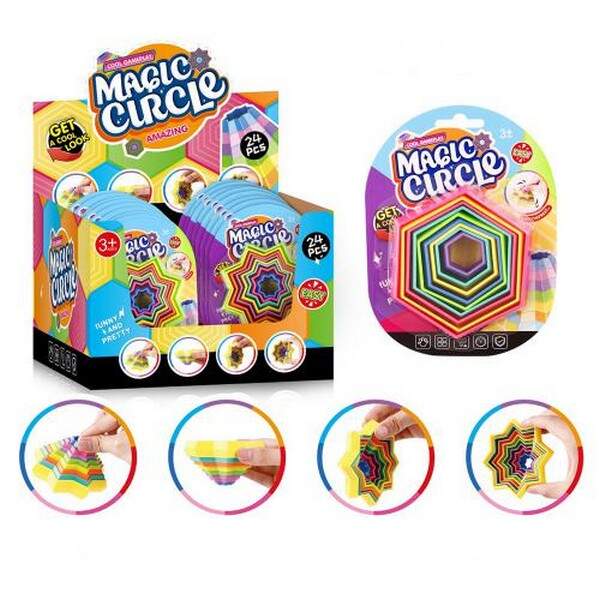 Гра H011 (192шт) антистрес, 2 види, мікс кольорів, 24шт.в дисплеї, 23-16-25см (шт.)