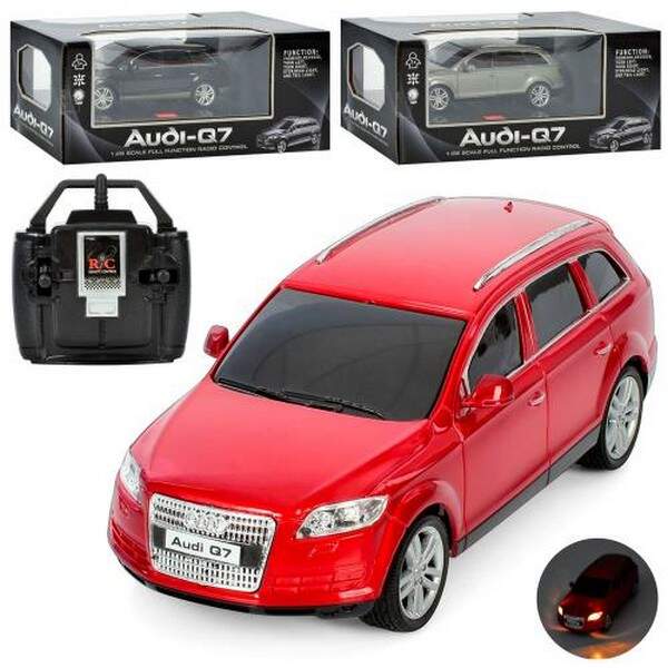 Джип 866-2801 (12шт)Audi,18см,р/к,світло,на бат-ці,3 кольори, в кор-ці 28-12,5-12см (шт.)