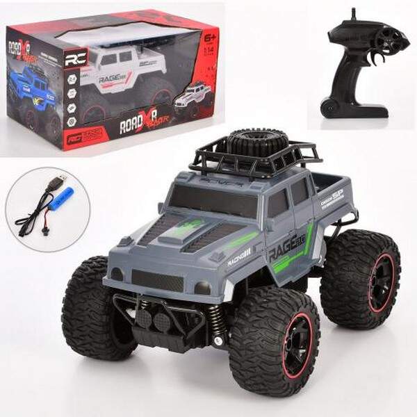 Джип XF939-222 (8шт) 2.4G, р/к, 28см, 1:14, акум, USB-зарядне, гумові колеса, аморт, 2 кольори, в ко (шт.)