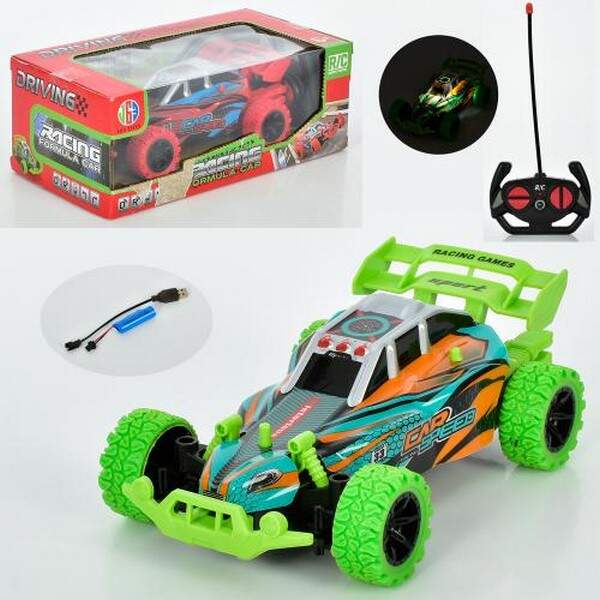 Машина 163-E8300A (24шт) 19см, р/к, акум, USB зарядка, корпус, що не б'ється, 2 кольори, в кор-ці, 2 (шт.)