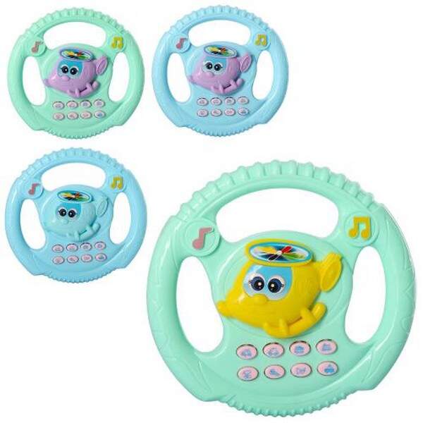 Кермо 3280B (120шт) муз, звук, світ, на бат-ці, мікс кольрів, в кульку, 16,5-15,5-4см (шт.)