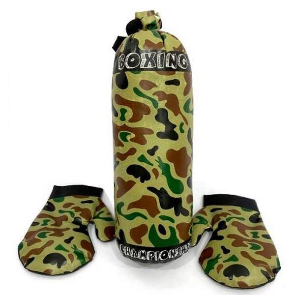 Боксерський набір MR 1090 (24шт) груша 31-12см, наповнювач-текстиль,2  перчатки, сітка (шт.)