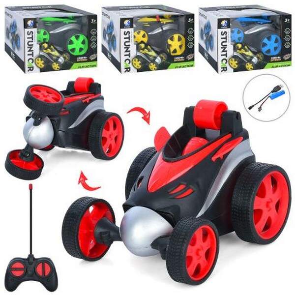 Машинка KY95 (24шт) р/к, акум, USB зарядка, трюкова, світло, 4 кольори, в кор-ці, 16-12-11,5см (шт.)