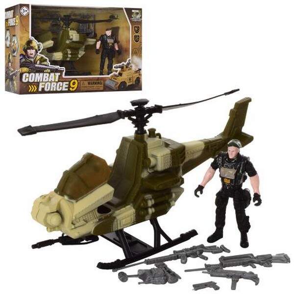 Набір с транспортом C3109-1 (36шт) військ, вертоліт24см, солдат10см, в кор-ці,28-18-11,5см (шт.)