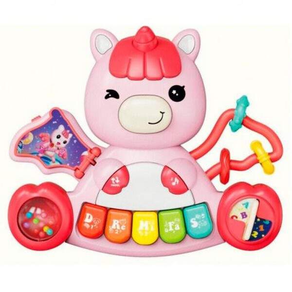 Піаніно XQS2071A (24шт) єдиноріг, 22-18-5см, 6 режимів, музика,звук(англ),звуки тварин,світло,рухлив (шт.)