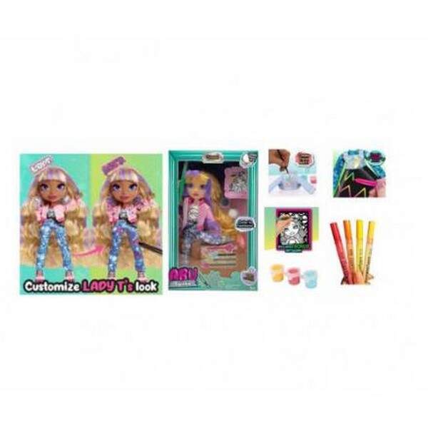 Іграшка Лялька, одяг-розмальовка "VANNAN" (15*25см) №ТК1049 лялька (120) (шт.)