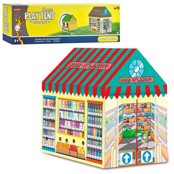 Намет MR 0699 (12шт) будиночок-супермаркет,70-95-100см,вхід-накидка на зав'язках,кор,51-15-8см (шт.)