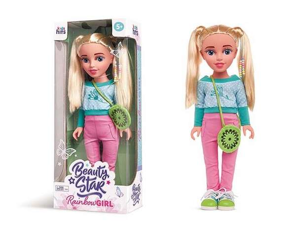 Лялька арт. KH35/003 (8шт) Beauty Star Flowery Spring,Rainbow Girl, лялька 46 см короб. 21*52*12см (шт.)