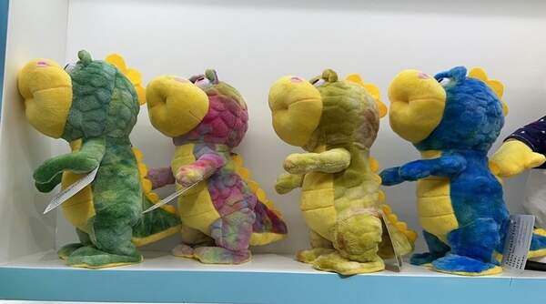 М'яка інтерактивна іграшка арт. K15001 (120шт) дракончик, ходить, повтор голосу, 4 кольори 20*10 см (шт.)