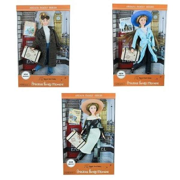 Лялька арт. A791-1/2/3 (48шт/2)   типу Барбі, мікс 3 види,в стильному демі одязі, аксес, р-р ляльки (шт.)