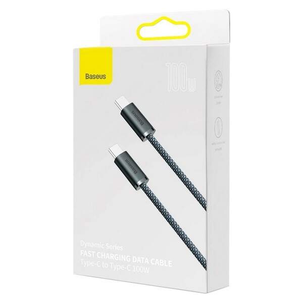 Кабель Baseus Dynamic Series Type-C to Type-C 100W 1m Slate Gray (CALD000216) (шт.)