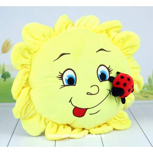 Подушка-сонечко м, 00292-2 (39x39x11см) (шт.)