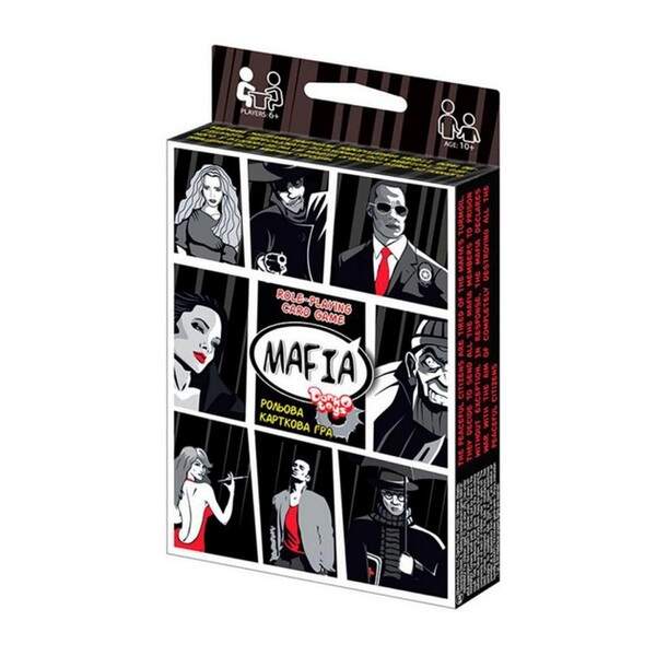 Настільна розважальна гра "Мафія" укр/англ (32) DTG52EN (шт.)