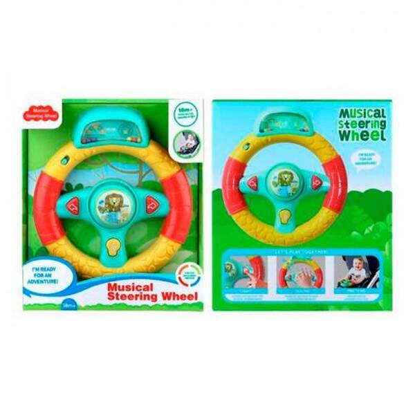 Кермо 850BS (24шт) 20см, звук, музика, світло, брязкальце, кріплення на коляску, на бат-ці, в кор-ці (шт.)