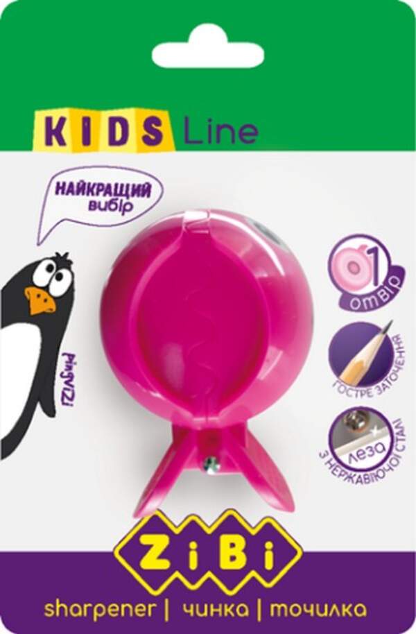 Чинка ПІРАНЬЯ з контейнером, 1 відп., В блістері ZB.5534-1 (1/12) (шт.)