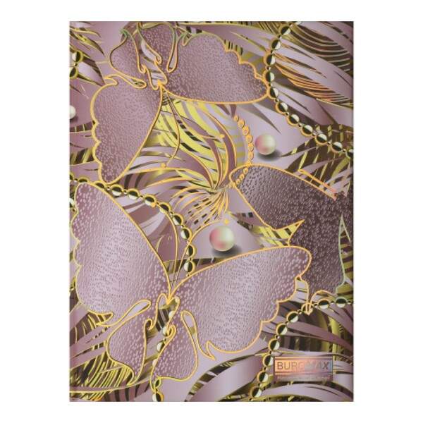 Записна книжка TRACERY, А5, 80 арк., клітинка, тверда обкладинка, мат. ламінація з поролоном, золоти (шт.)