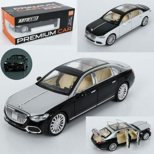 Машина AP-1985 (12шт) АвтоСвіт,1:22,метал,інерц, 21см, звук,світло,відчиняються двері/багажник/капот (шт.)