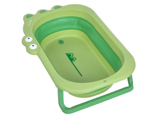 Ванночка ME 1141 CROCO Green (1шт) дитяча, силікон, складана, 80*53,9*20,8, зелений (шт.)