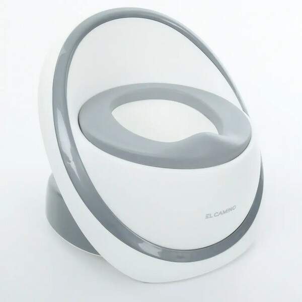 Горщик дитячий ME 1143 EGG POTTY Gray (1шт) з м'якою накладкою, 34,2*32,9*29,45, сірий (шт.)