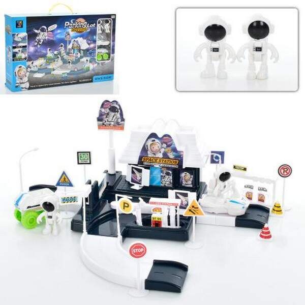 Трек BBQ550-62 (12шт) космодром, машинка7см, 2шт, фігурка6см, 2шт, в кор-ці, 49-30-8см (шт.)