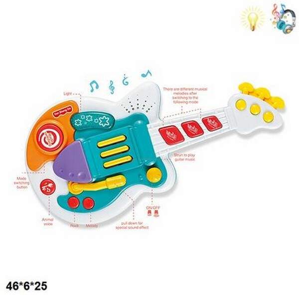 Гітара 898-9077 батар.муз.світ.кор.46*6*25 /36/ (шт.)