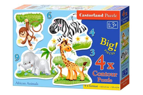 Пазл Castorland 4х1(3,4,6,9) B-005017 (шт.)