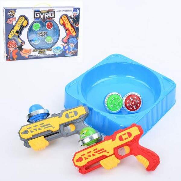 Гра 909-3 (18шт) BBL, на запуску, дзига, 4шт, пістолет 2шт, емність, в кор-ці, 44-30-5,5см (шт.)