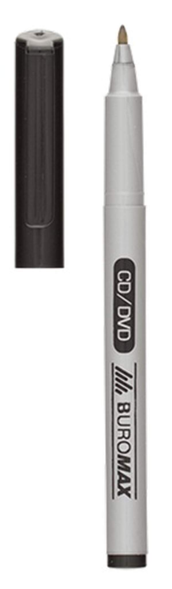 Маркер водостійкий JOBMAX, чорний, 0.6мм BM.8701-01 (шт.)