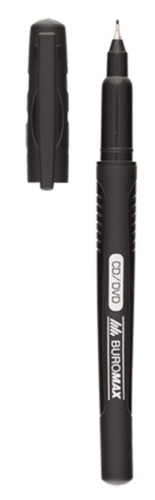 Маркер водостійкий, чорний, 0.5мм BM.8702-01 (1/12/72шт) (шт.)