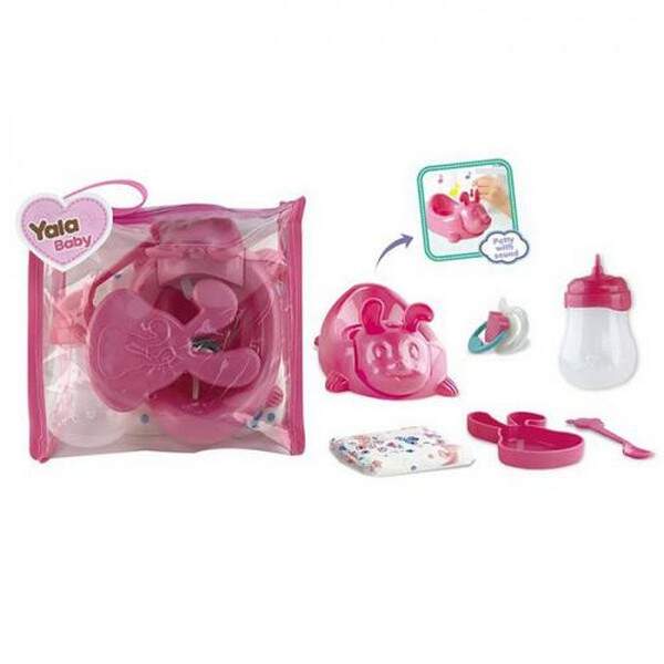 Аксесуари для ляльки YL205A (36шт) горщик, пляшка, соска, тарілка, ложка, підгузок, у пакеті, 16-14- (шт.)