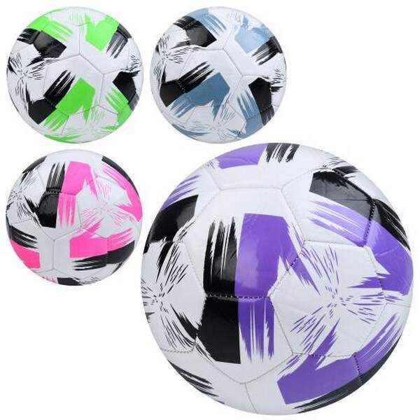М'яч футбольний MS 3832 (30шт) розмiр 5, EVA, 300-320г, 4кольори, в пакеті (шт.)