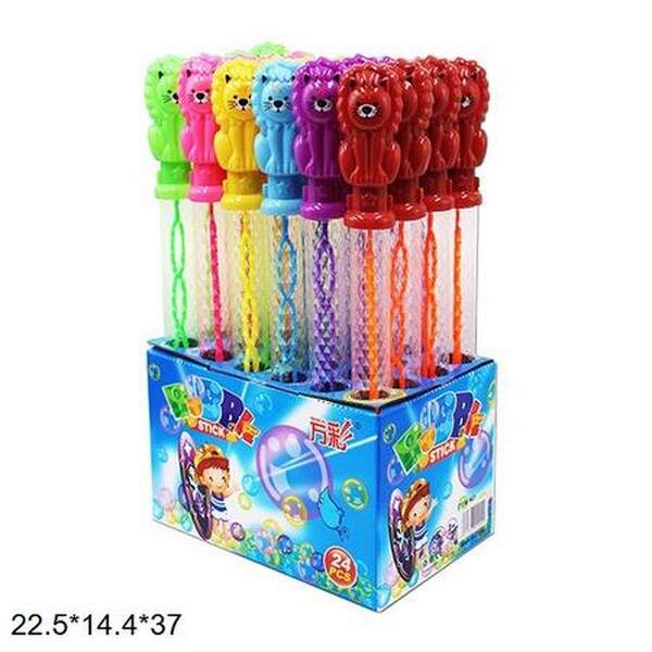 Мильні бульбашки 120мл 3827 левеня 6кол.24шт.в кор.37*14,4*22,5 /6/144/ (шт.)