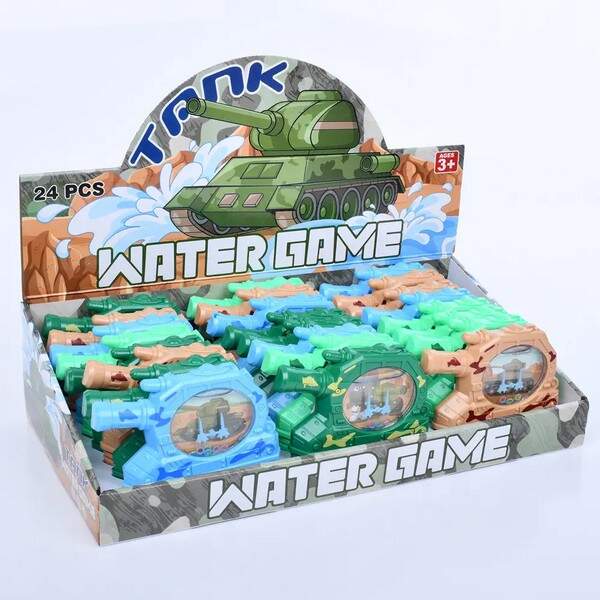 Гра водяна 2115 (192шт) танк, 13-10см, 4кольори/4 види, 24шт в дисплеї, 41-11-22,5см (шт.)