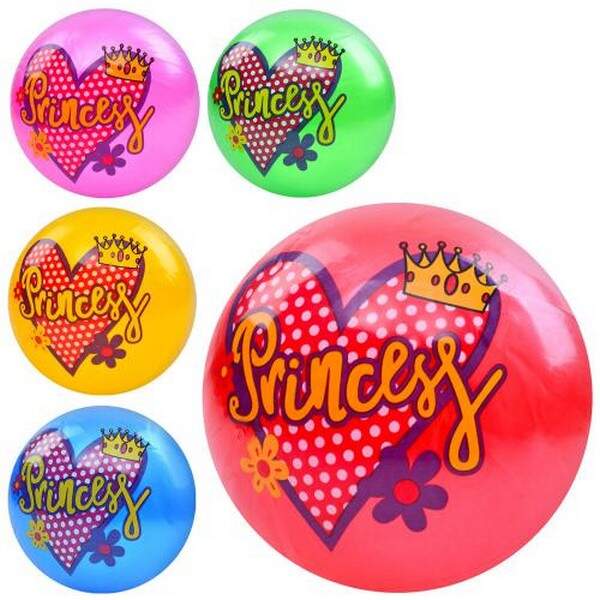 М'яч дитячий MS 3984 (240шт) 9 дюймів, ПВХ, 57-63г, 5кольорів, 1 вид, упаковка 10шт в пакеті (шт.)