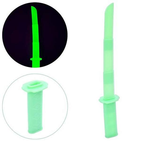 Меч TD2023134 (200шт) складний, 12см/36см, світиться в темряві, упаковка 20шт пакет (шт.)