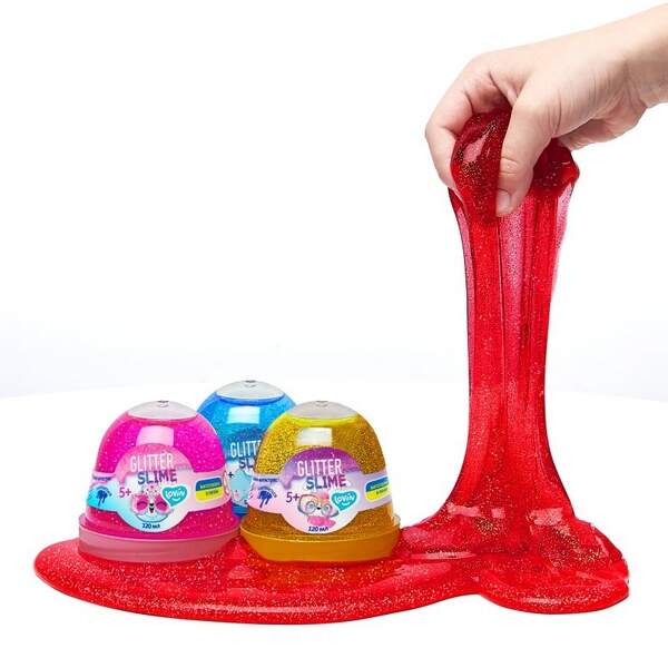 Glitter slime ТМ Lovin Іграшка-антистрес 120 мл 80168 (шт.)