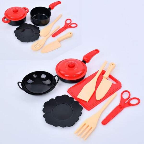 Набір посуду CJ10-193 (160шт) каструлі, кухонний набір, мікс видів, у пакеті, 23-25-5см (шт.)