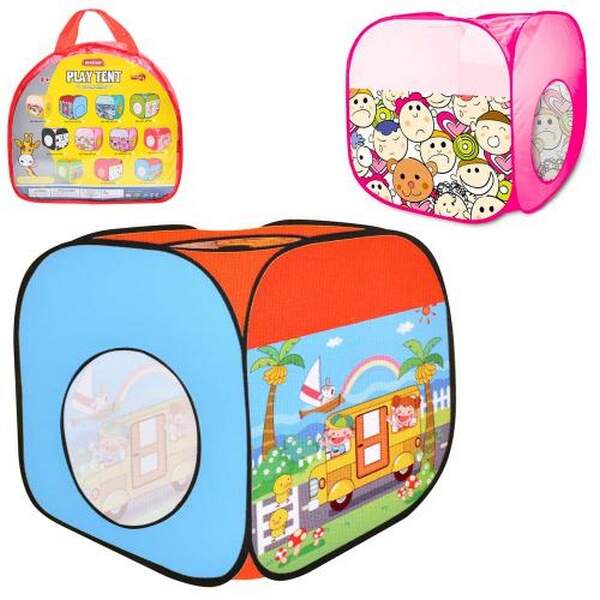 Намет MR 1105 (12шт) куб, 74-74-84см, 2 входи, 3 вікна-сітки, 2 види, в сумці, 35-35-4см (шт.)