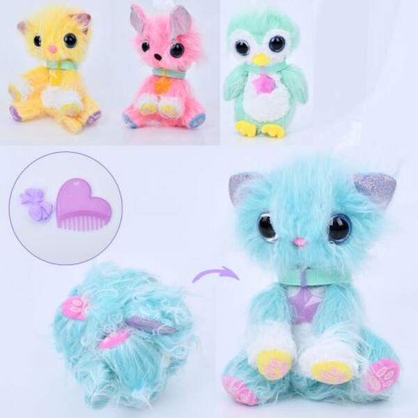 Тварина 100K-M-N-O-P (32шт) 12см/24см, плюш, аксесуари, 4 види, в кор-ці(рос), 24-20,5-10см (шт.)