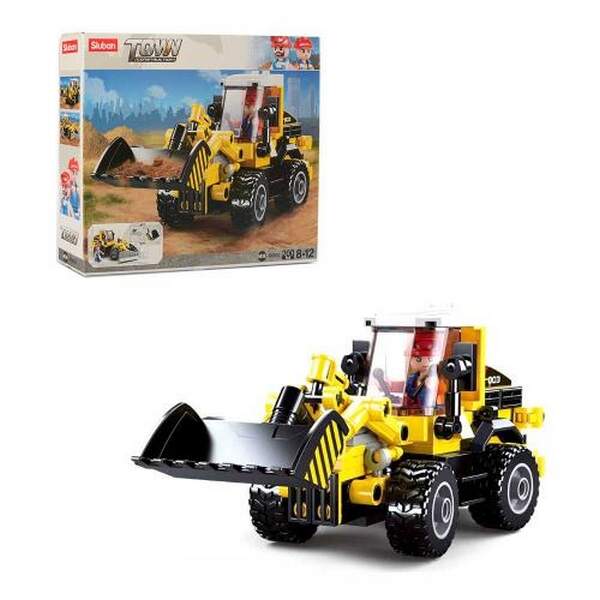 Конструктор SLUBAN M38-B0803 (32шт) бульдозер, 18см, 200дет, в кор-ці, 29-24-5,5см (шт.)