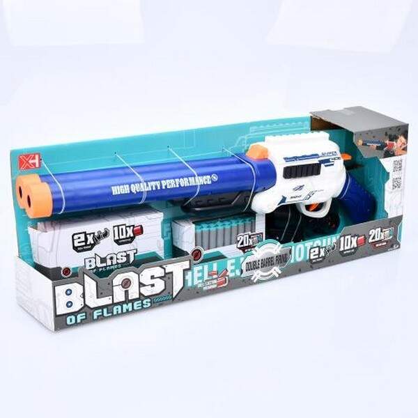 Рушниця XH912-2 (12шт) 60см, прицел, м'які кулі-присоски 20шт, в кор-ці, 60,5-21-11,5см (шт.)