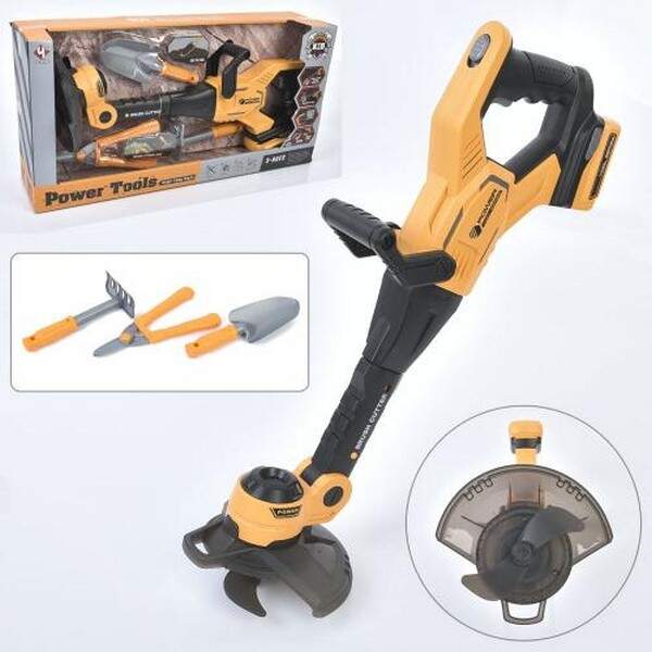 Набір iнструментів T019 (8шт) набір садівника, газонокосарка, 53см, звук,світло, рухлива деталь, гра (шт.)