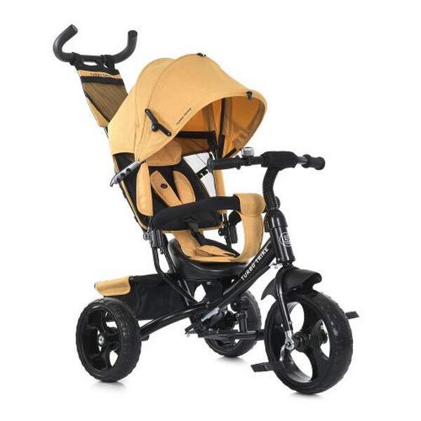 Велосипед MT 1005-10 (1шт) 3 кол.EVA (12/10),вільний хід коліс,гальма,підшипник,жовтий (шт.)