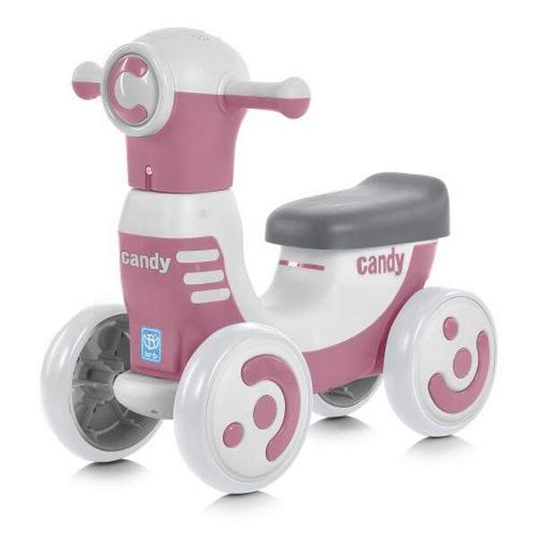 Каталка-толокар M 5855E-8 (1шт) музика, світло,EVA,TF,рожевий (шт.)