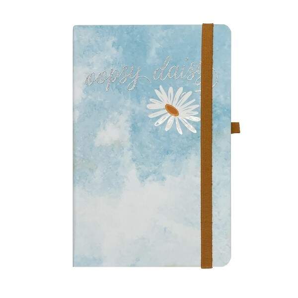 Книжка записна CARINO, на гумці, 136х207мм, 96 арк., кліт., офсет крем., тв.лам.обкл., блакитна BM.2 (шт.)